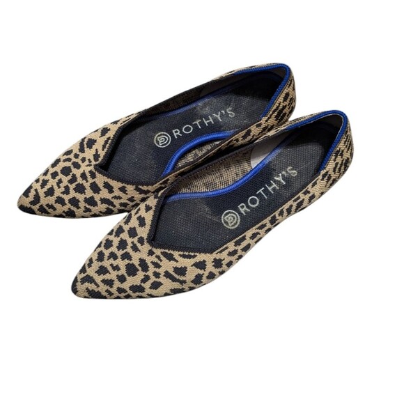 Rothy's The Point leopard flat - Picture 1 of 5
